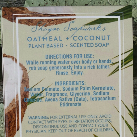 Sugar Soap Works Lemon & Oatmeal Coconut Soap Set - Picture 7 of 9